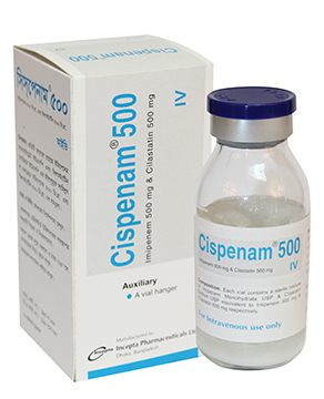 Picture of Cispenam (500mg+ 500mg) IV Injection